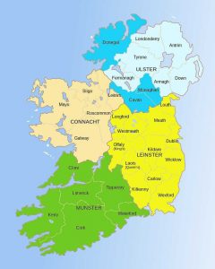 Ireland Counties and Provinces
