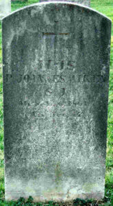 Rev John F Aiken headstone
